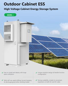 Commercial 261KWH Solar Storage Enclosure Fireproof Platform