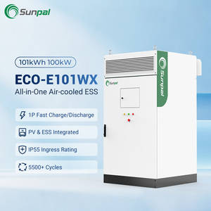 Sunpal Solar Panel Battery Cabinet 101KWh 100kva 50KW Lithium Battery Management System