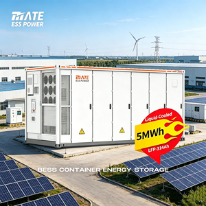 Lithium Batteries 5MWh Liquid Cooling Container Battery Storage System